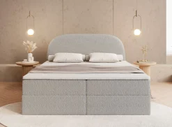 Łoże ALLURE 140x200 Ascot Toffee z topperem