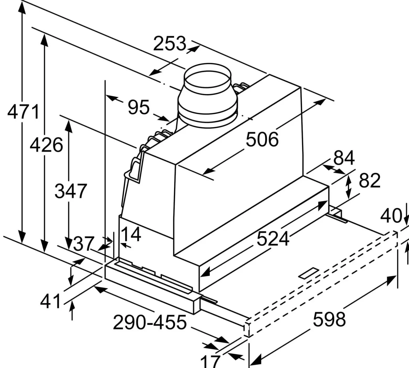 Okap szafkowy SIEMENS LI67RA561