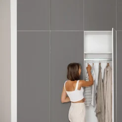 Okleina meblowa Ciemna szarość 50x100 Folia samoprzylepna Meble Mat