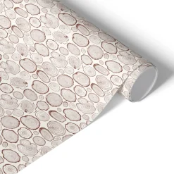 Okleina meblowa Drewniane przekroje 50x100 Folia samoprzylepna