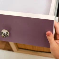 Okleina meblowa Głęboka purpura 50x100 Folia samoprzylepna Salon DIY