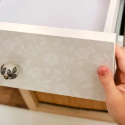 Okleina na meble Beżowy wzór 50x100 Folia samoprzylepna Laminat DIY