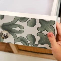 Okleina na meble Symetryczne liście 50x100 Folia samoprzylepna Eko