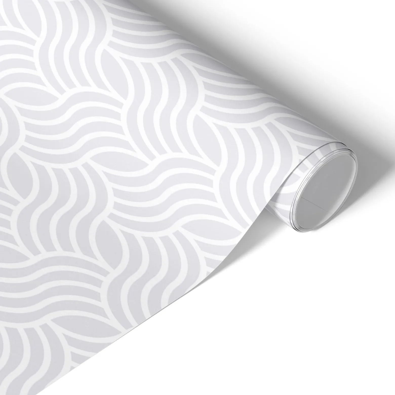 Okleina na meble Szaro-białe fale 50x100 Folia samoprzylepna DIY