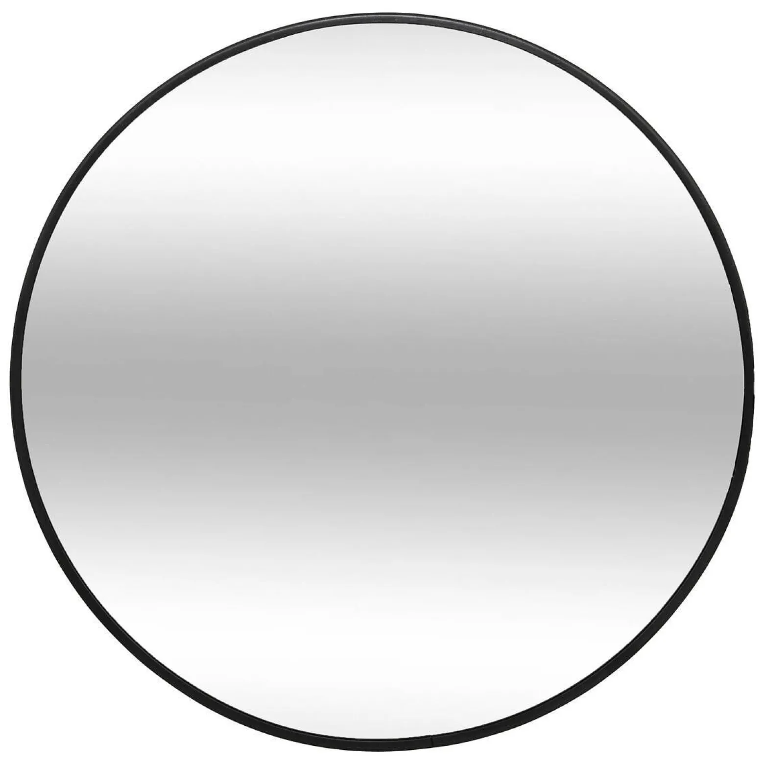 Okrągłe lustro w metalowej ramie, Ø 38 cm