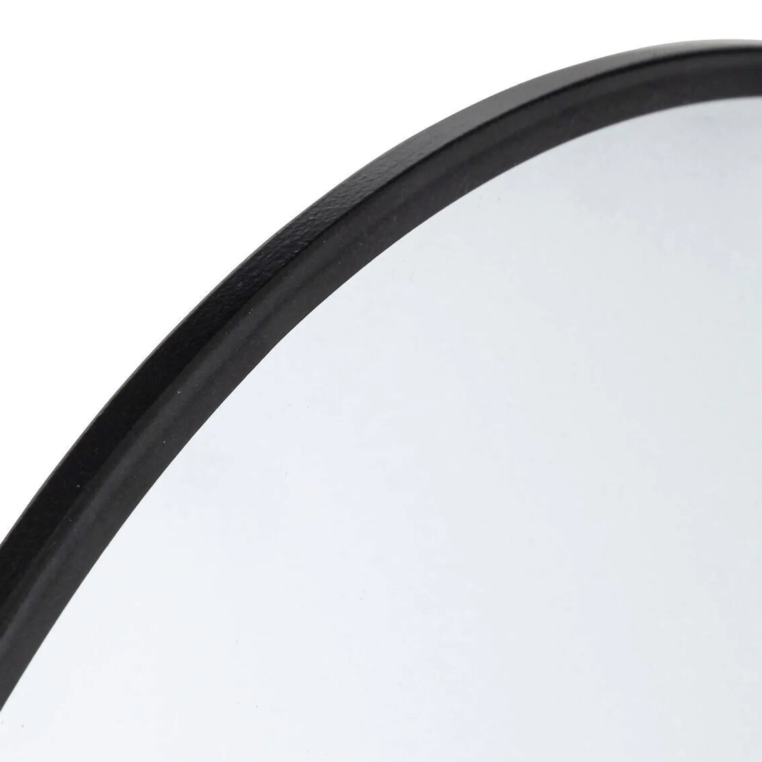 Okrągłe lustro w metalowej ramie, Ø 38 cm