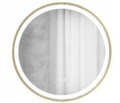 Okrągłe podświetlane lustro energooszczędne 80x80 Carina