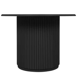 Okrągły stolik kawowy ROMA 60cm czarny do salonu kawowy