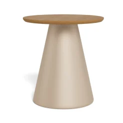 Okrągły stolik kawowy Soli 45 cm beżowy