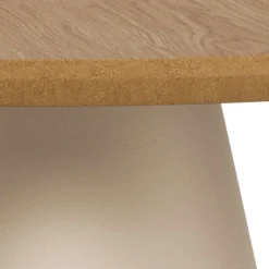 Okrągły stolik kawowy Soli 45 cm beżowy