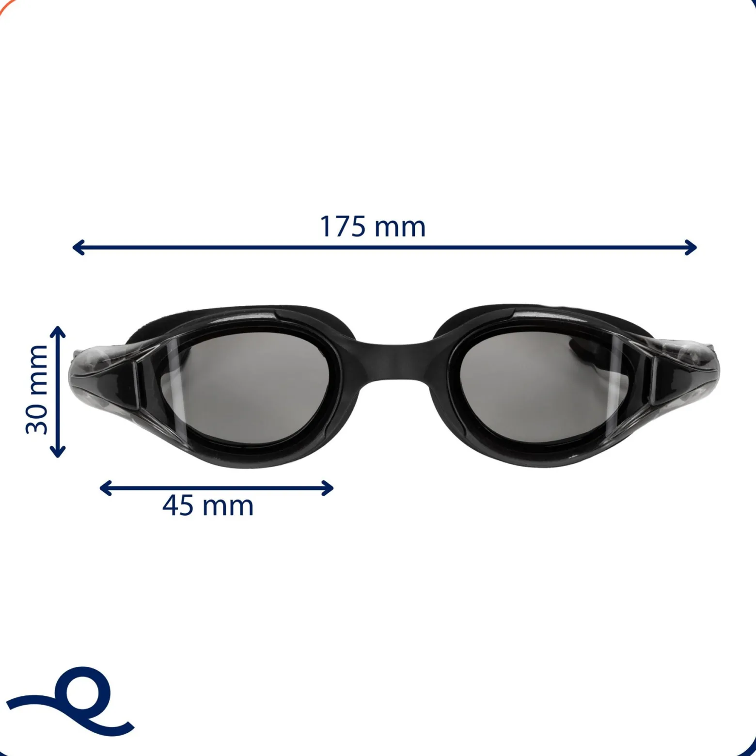 Okulary pływackie anti-fog, UV okularki do pływania na basen zestaw gogle