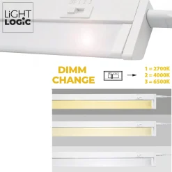 Oprawa podszafkowa LL RILAK LED CCT 6W 66689 LightLogic listwa biały zmian