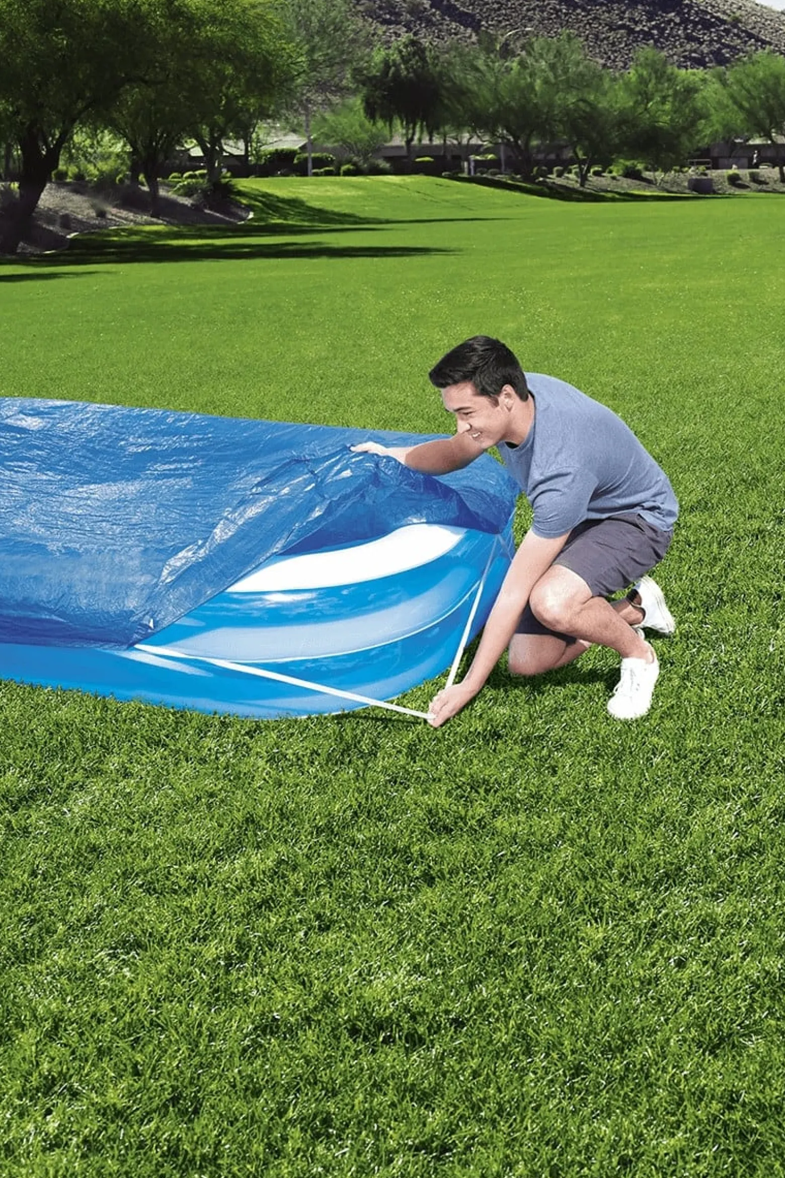 Osłona Bestway Pokrywa Przykrycie na Basen Flowclear 262x175 cm 58319