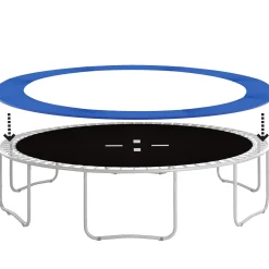 Osłona na sprężyny 10FT do trampoliny 300/305/312cm niebieska