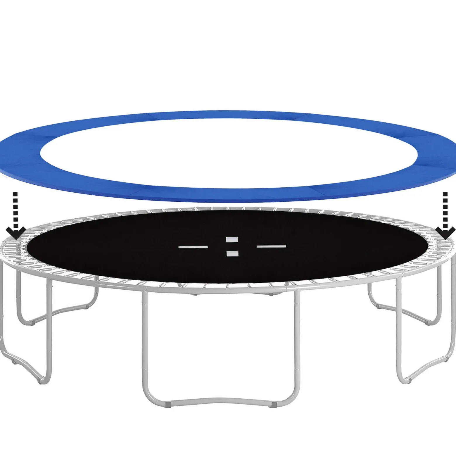 Osłona na sprężyny 10FT do trampoliny 300/305/312cm niebieska