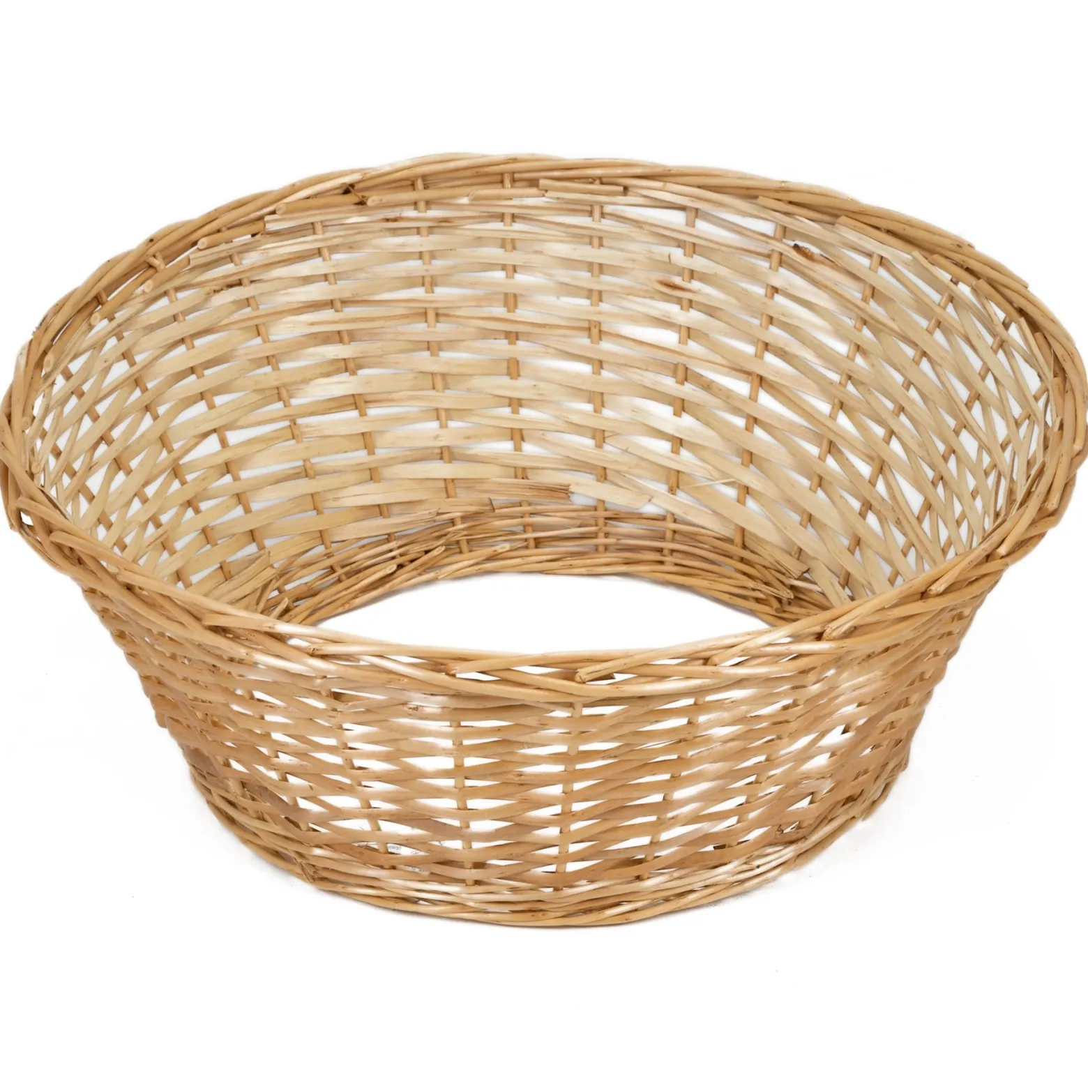 Osłona na stojak pod choinkę, wiklinowa 58 cm kosz jasnobrązowy