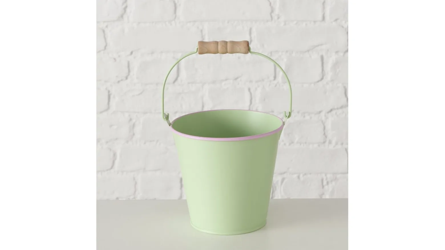 Osłonka na doniczkę Suna metalowa 14.5 cm mix kolorów