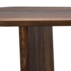 Owalny stolik kawowy z litego drewna Sheesham Stolik pod sofę 120cm