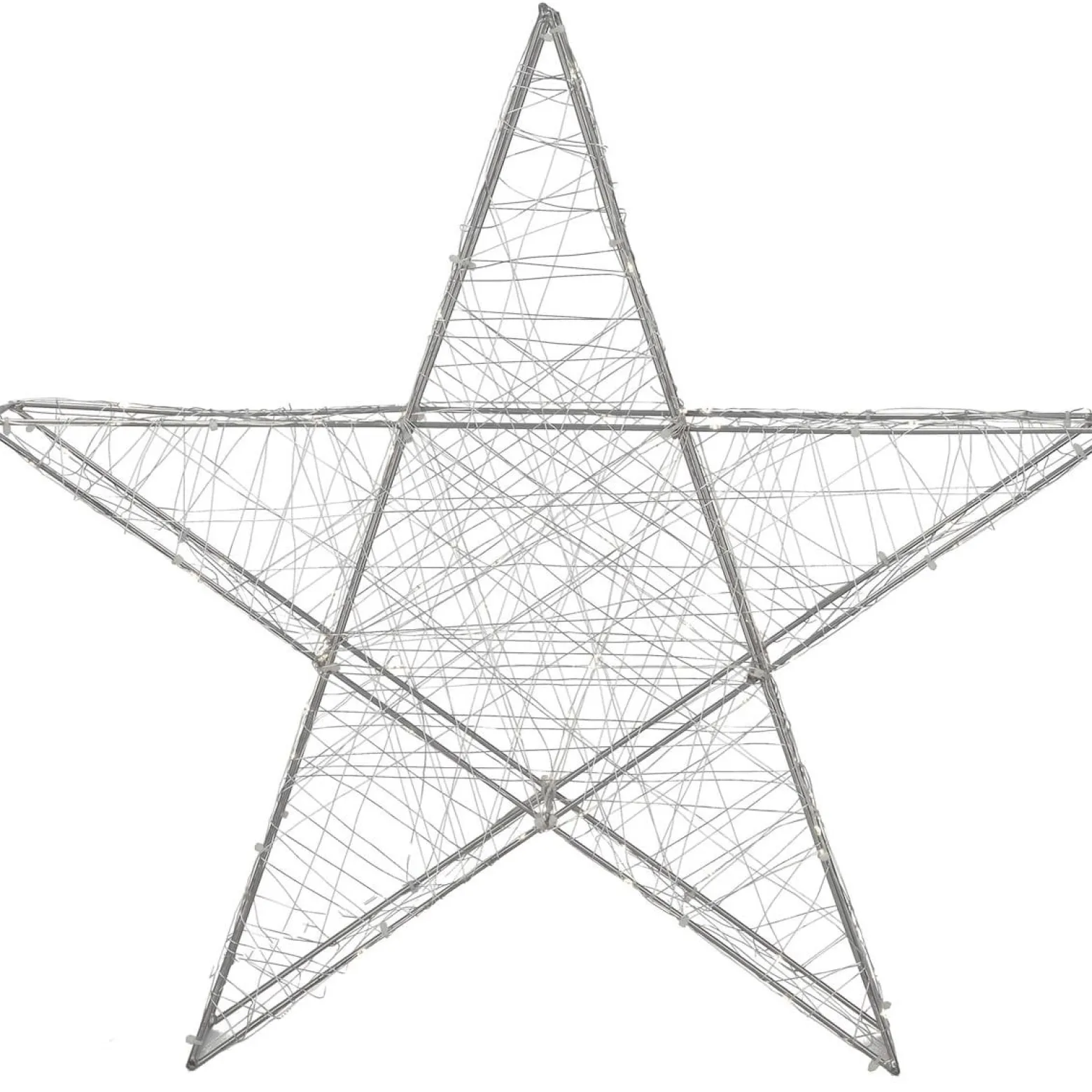 Oświetlenie świąteczne 100 LED gwiazda biały ciepły