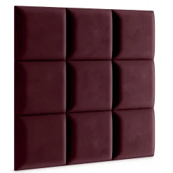 Panel Tapicerowany Bordowy 30x30cm