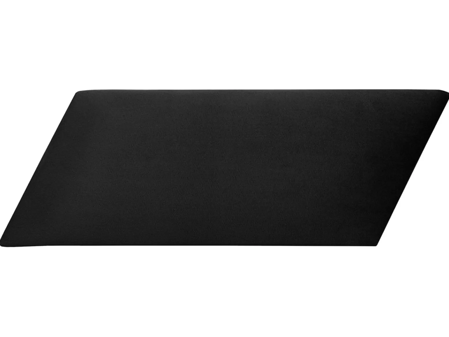 Panel tapicerowany równoległobok L 15x30 cm czarny