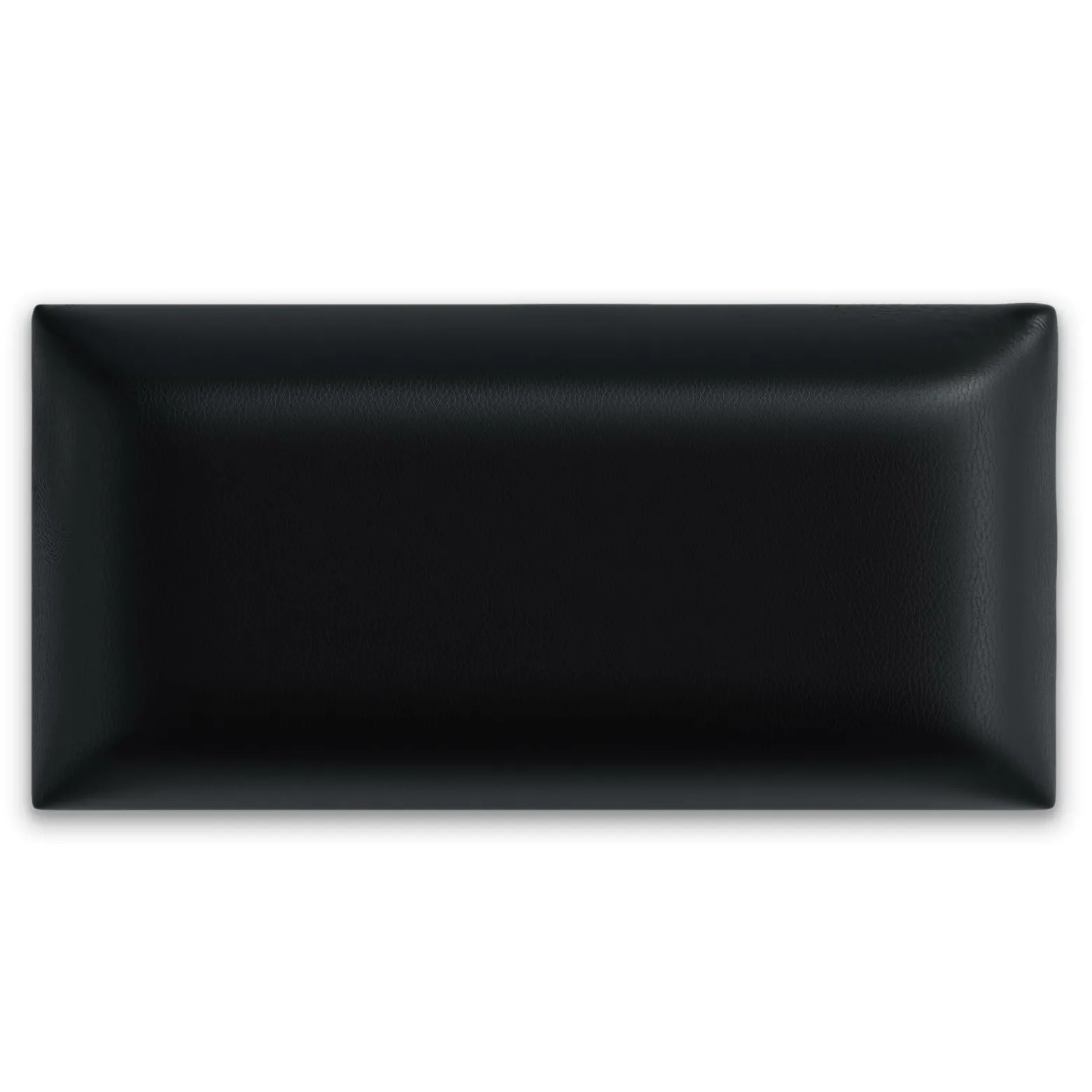 Panel Tapicerowany Eko Skóra Czarny 50x15cm