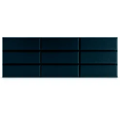 Panel Tapicerowany Granatowy 50x15cm