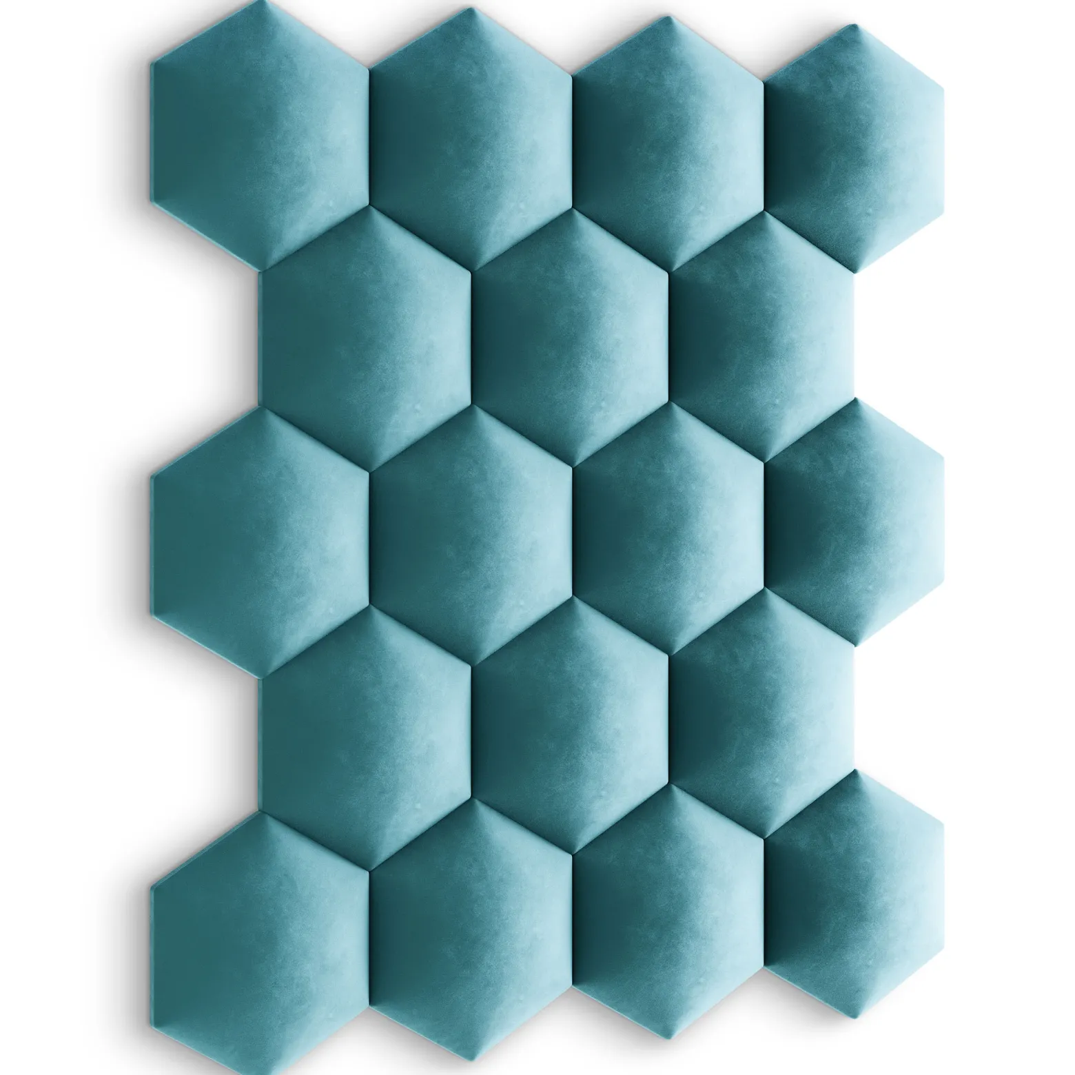 Panel Tapicerowany Heksagon 26x30cm Magic Velvet 2223