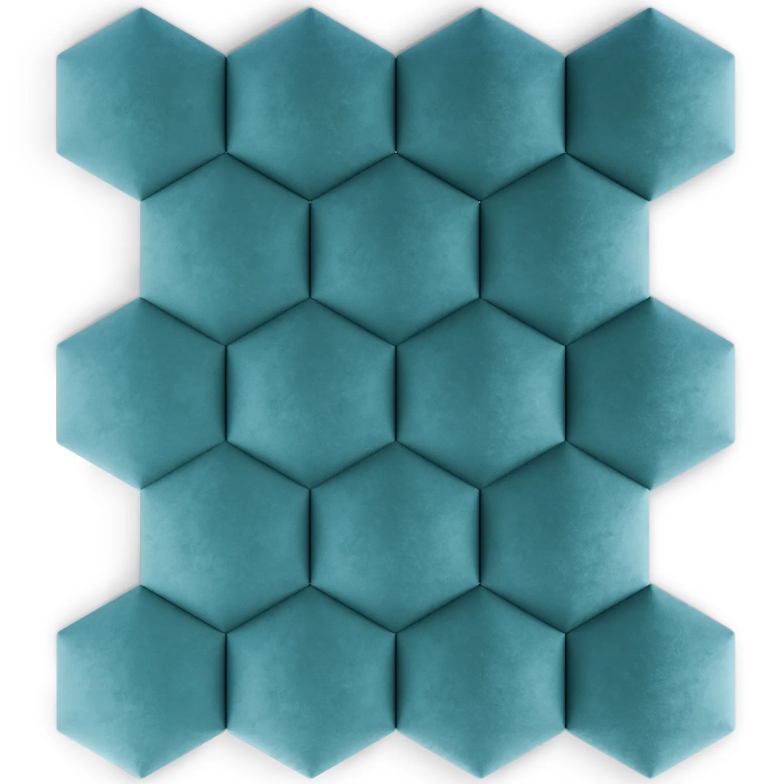 Panel Tapicerowany Heksagon 26x30cm Magic Velvet 2223