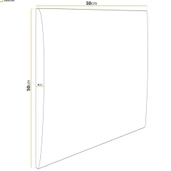 Panel tapicerowany Mono 50x50