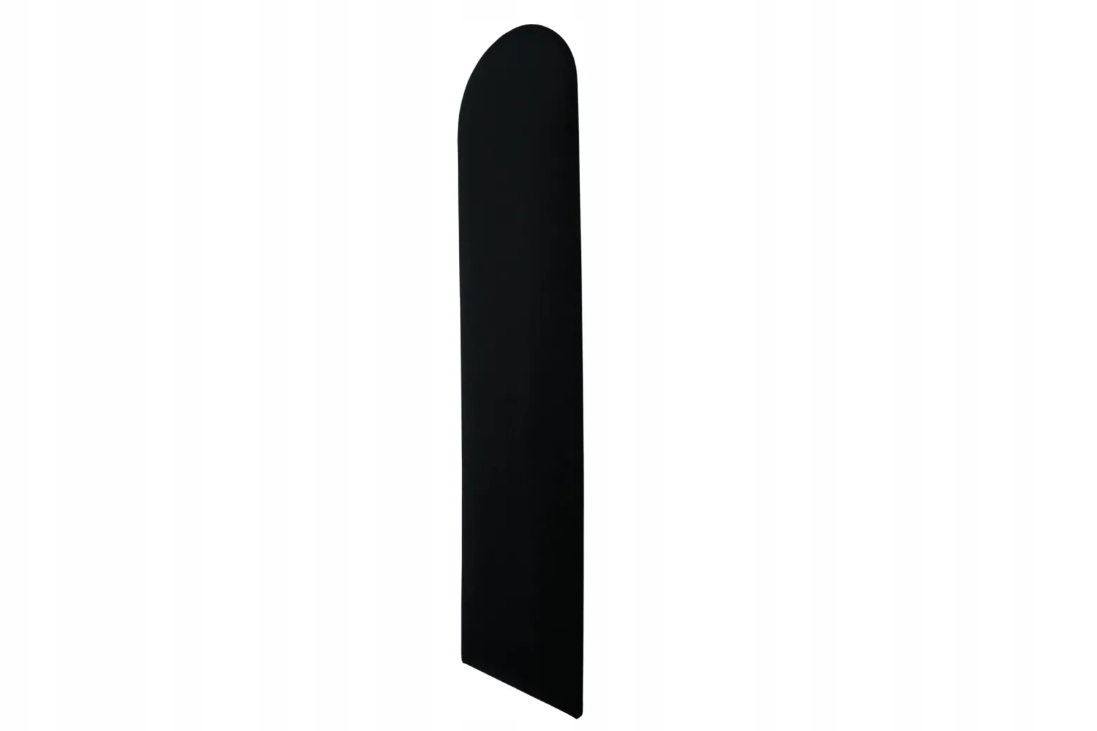 Panel Tapicerowany Płotek Komvortowy 120X20 Cm Czarny Smart Velvet Ścienny