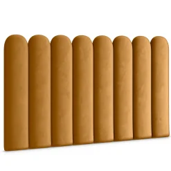 Panel Tapicerowany Płotek Żółty 20x60cm