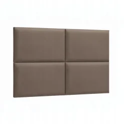 Panel Tapicerowany Prostokąt Komvortowy 50X40 Cm Szary Smart Velvet