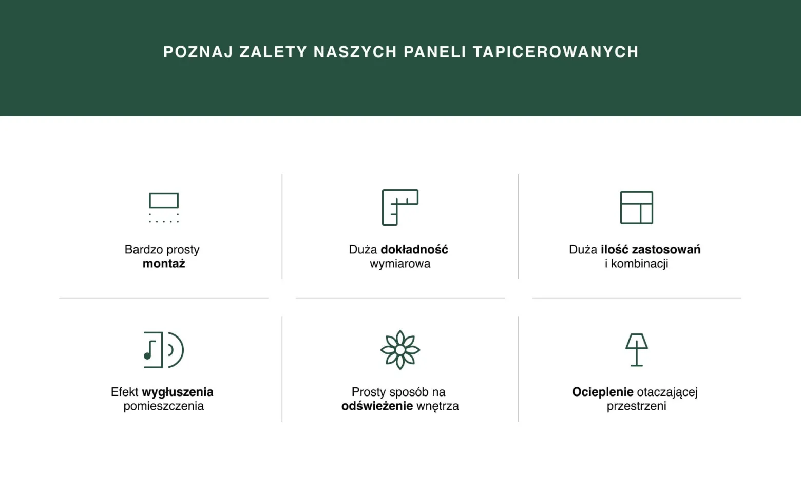 Panel tapicerowany 60x30