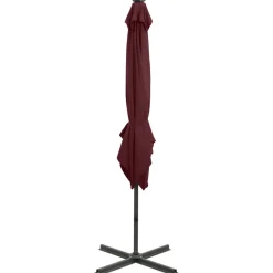 Parasol wiszący Czerwony 250 cm vidaXL