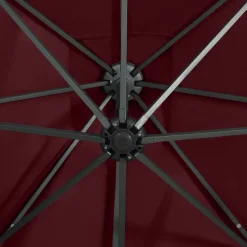 Parasol wiszący Czerwony 250 cm vidaXL