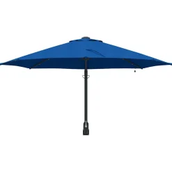 Parasol Ścienny Niebieski Wiszący Składany Tarasowy Balkonowy
