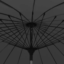 Parasol Ogrodowy Antracytowy Składany Na Słupku Na Taras Ogród Balkon 270