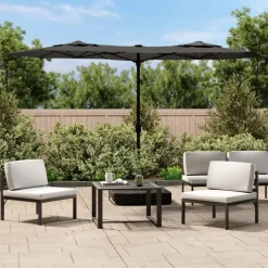 Parasol ogrodowy Antracyt vidaXL