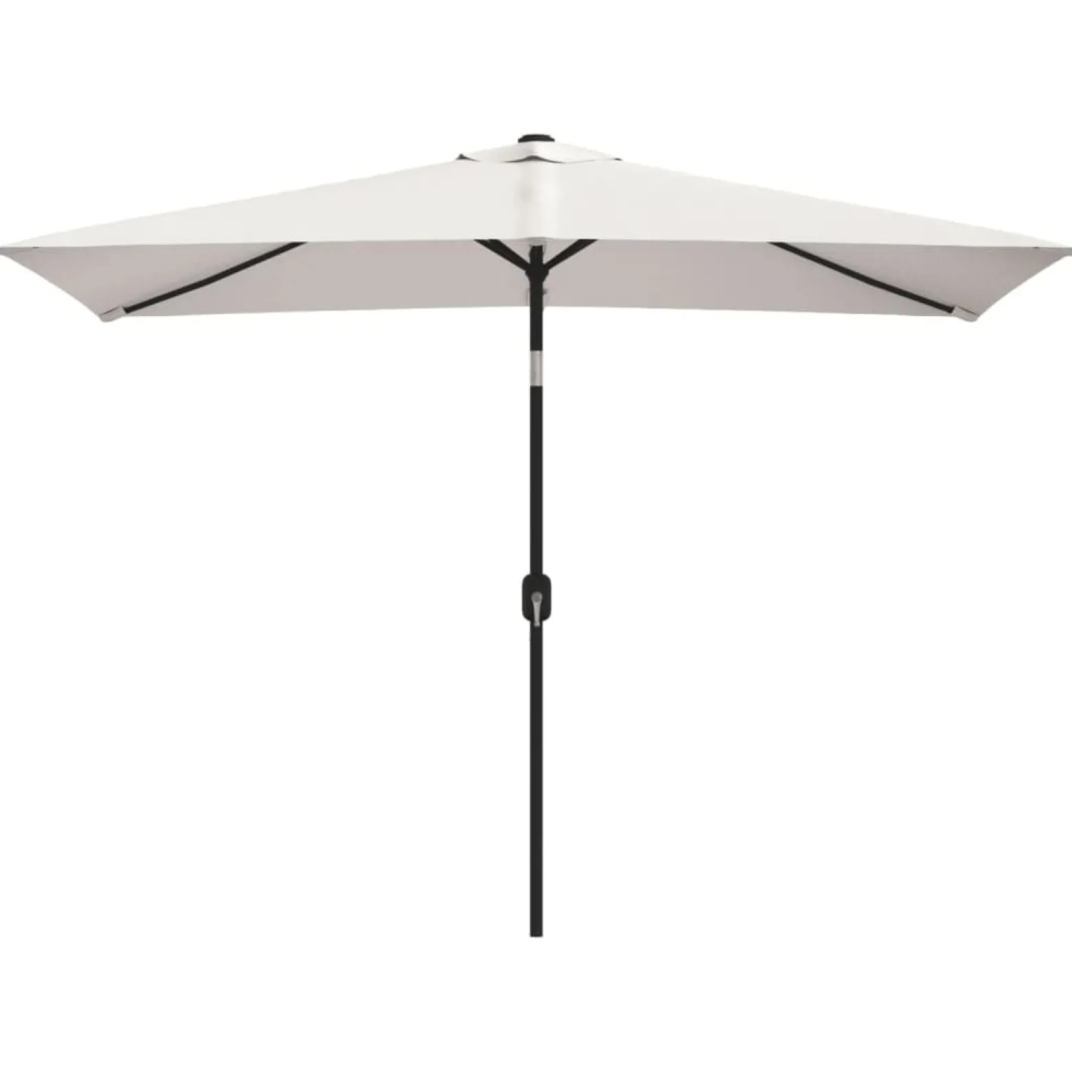 Parasol Ogrodowy Biały Składany Na Słupku Na Taras Ogród Balkon 200x300 cm