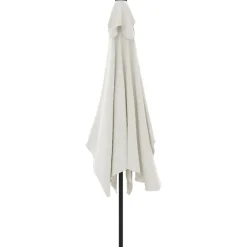 Parasol Ogrodowy Biały Składany Na Słupku Na Taras Ogród Balkon 200x300 cm