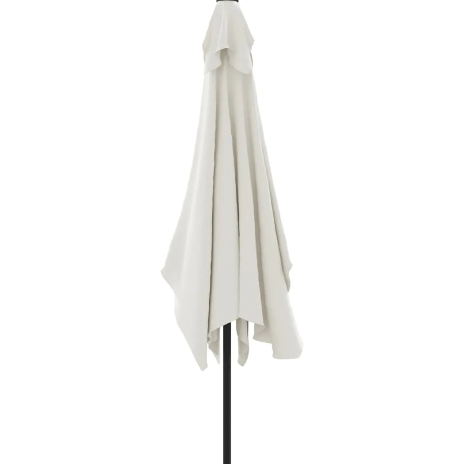Parasol Ogrodowy Biały Składany Na Słupku Na Taras Ogród Balkon 200x300 cm