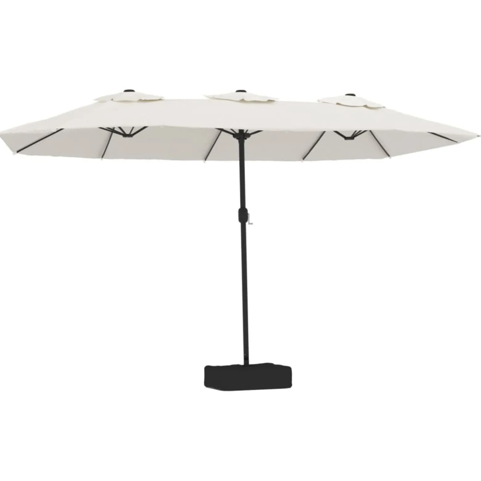 Parasol ogrodowy Biały vidaXL