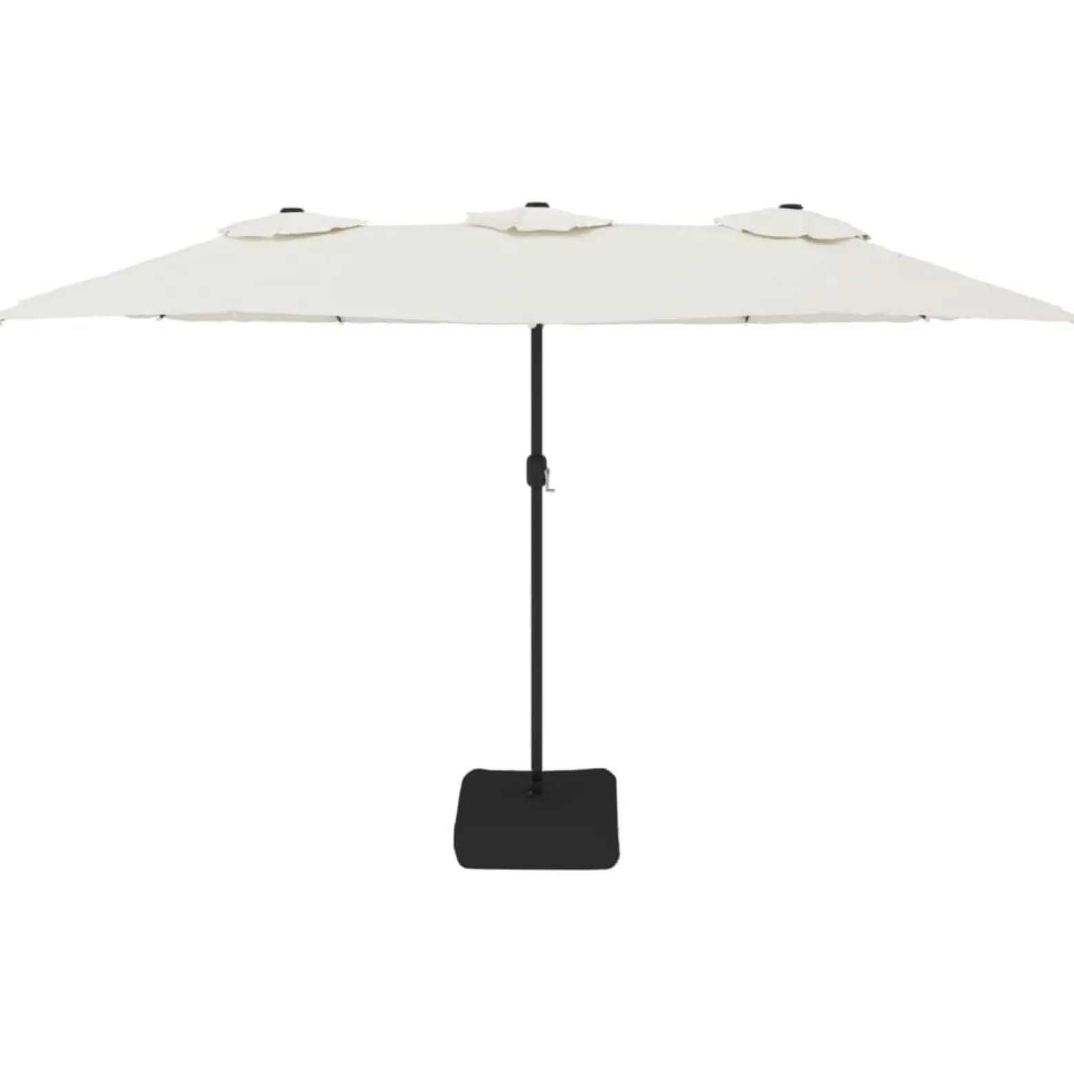 Parasol ogrodowy Biały vidaXL