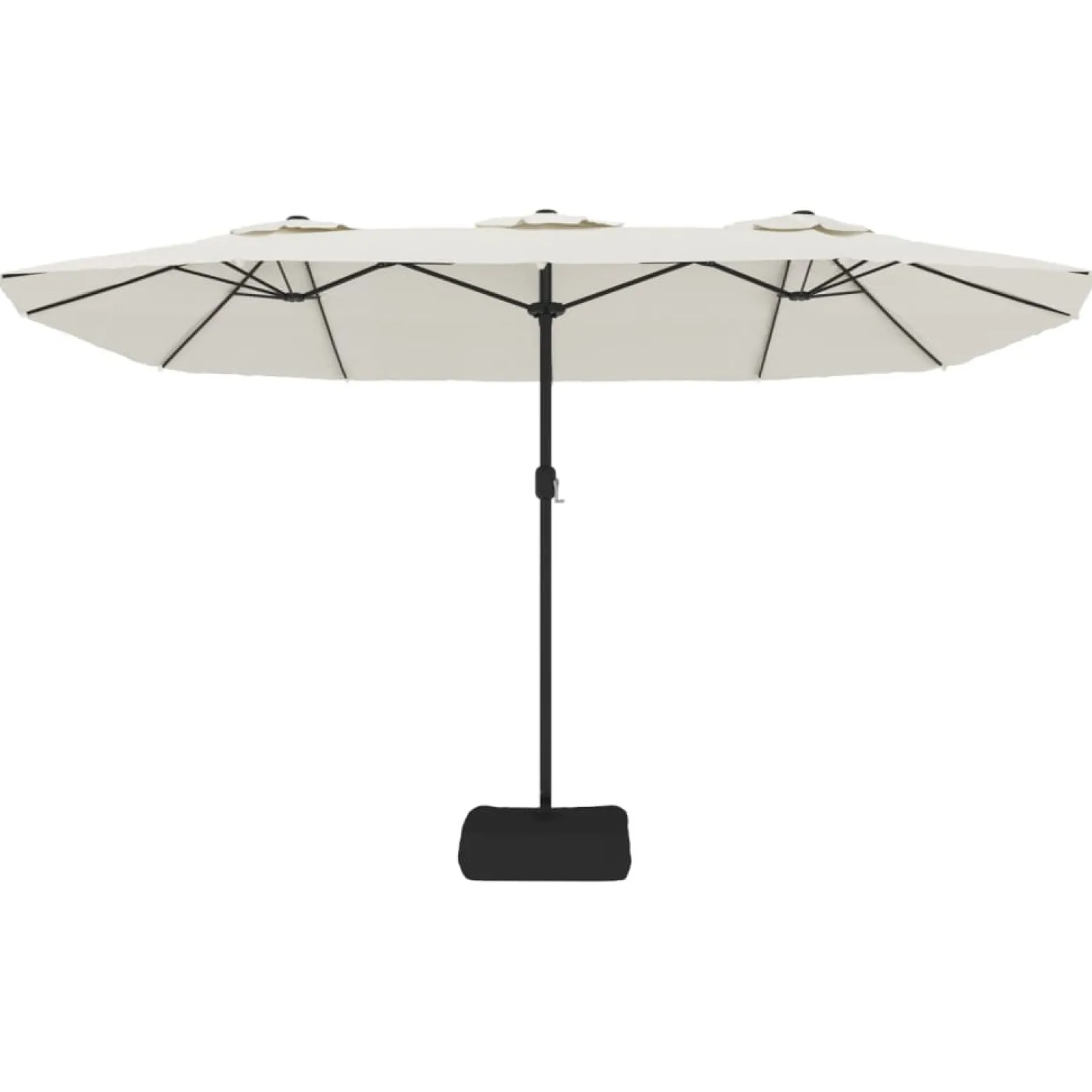 Parasol ogrodowy Biały vidaXL