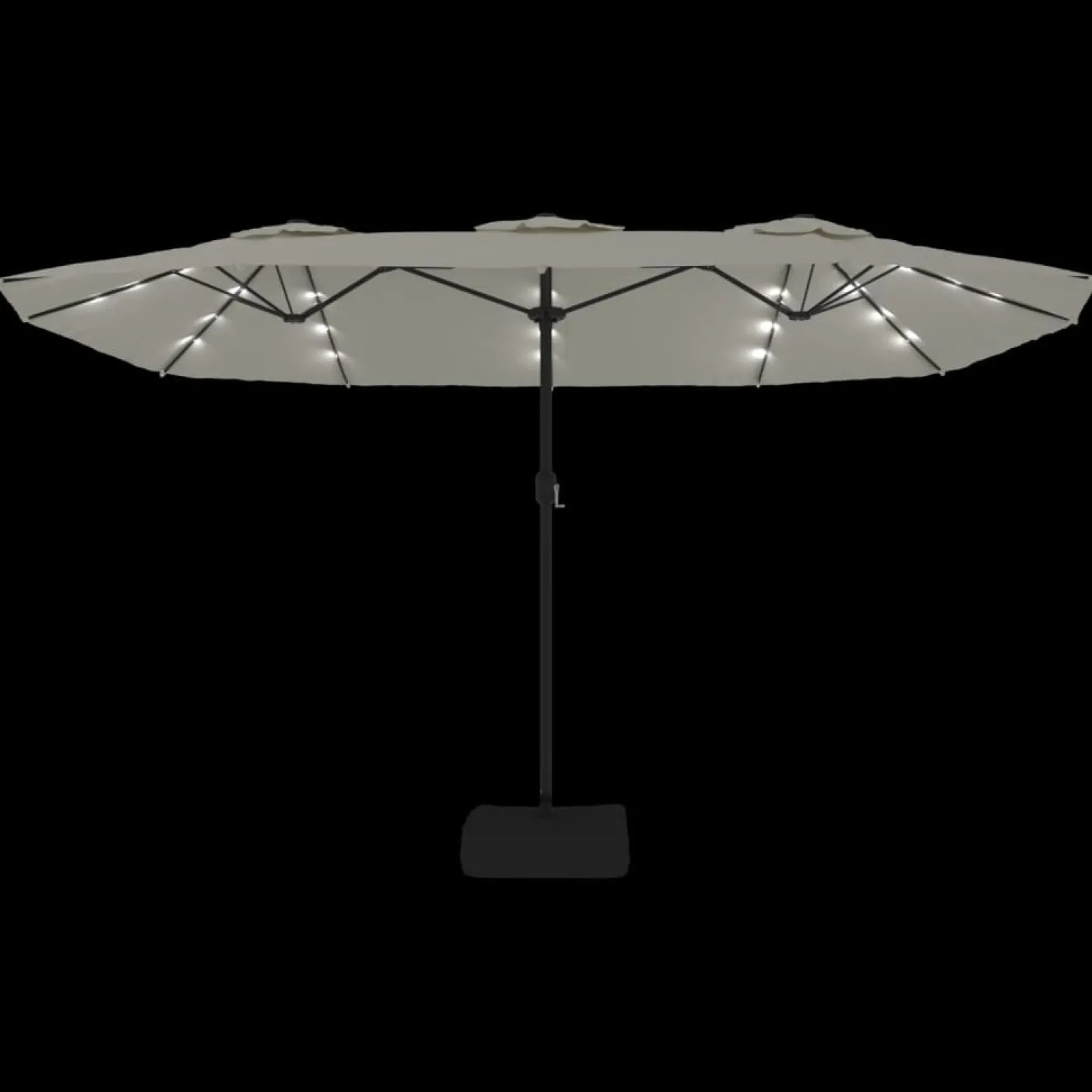 Parasol ogrodowy Biały vidaXL
