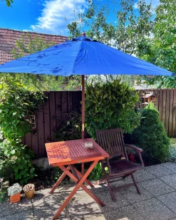 Parasol ogrodowy 270 cm niebieski