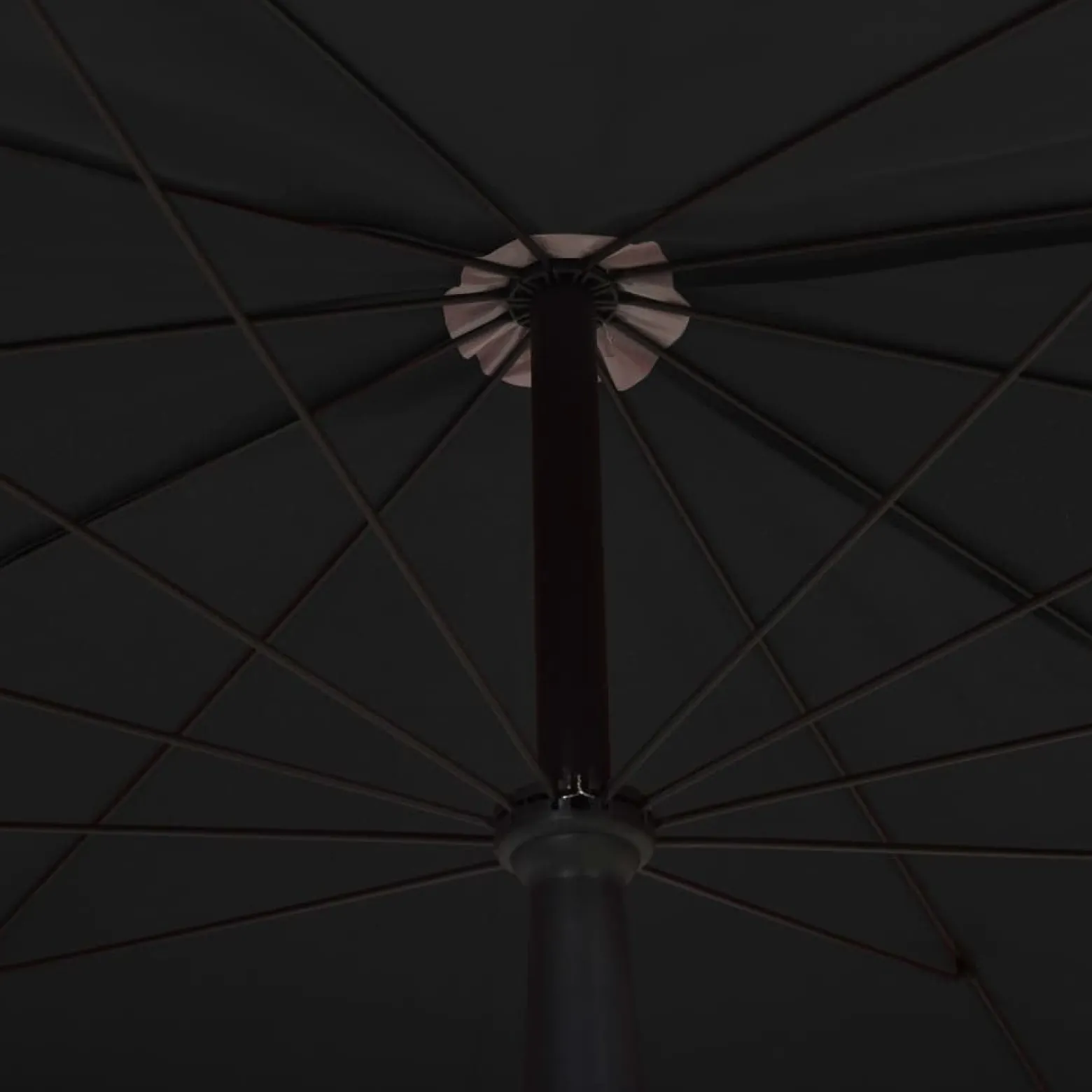 Parasol ogrodowy Czarny vidaXL