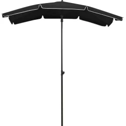Parasol ogrodowy Czarny vidaXL