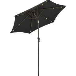 Parasol ogrodowy Czarny vidaXL